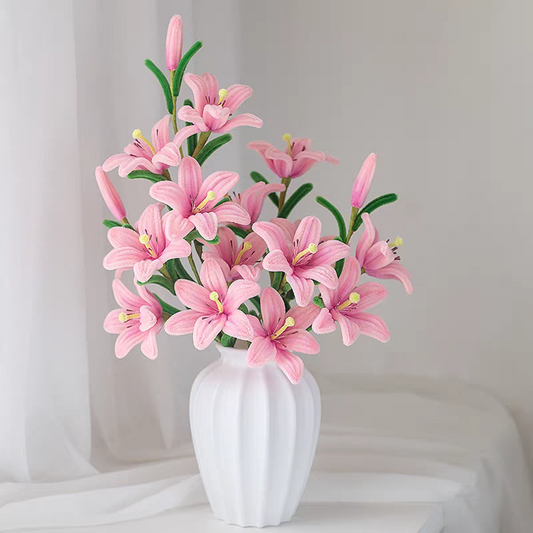 Lily Chenille Stem Craft Kit- Create Your Own Elegant Masterpiece