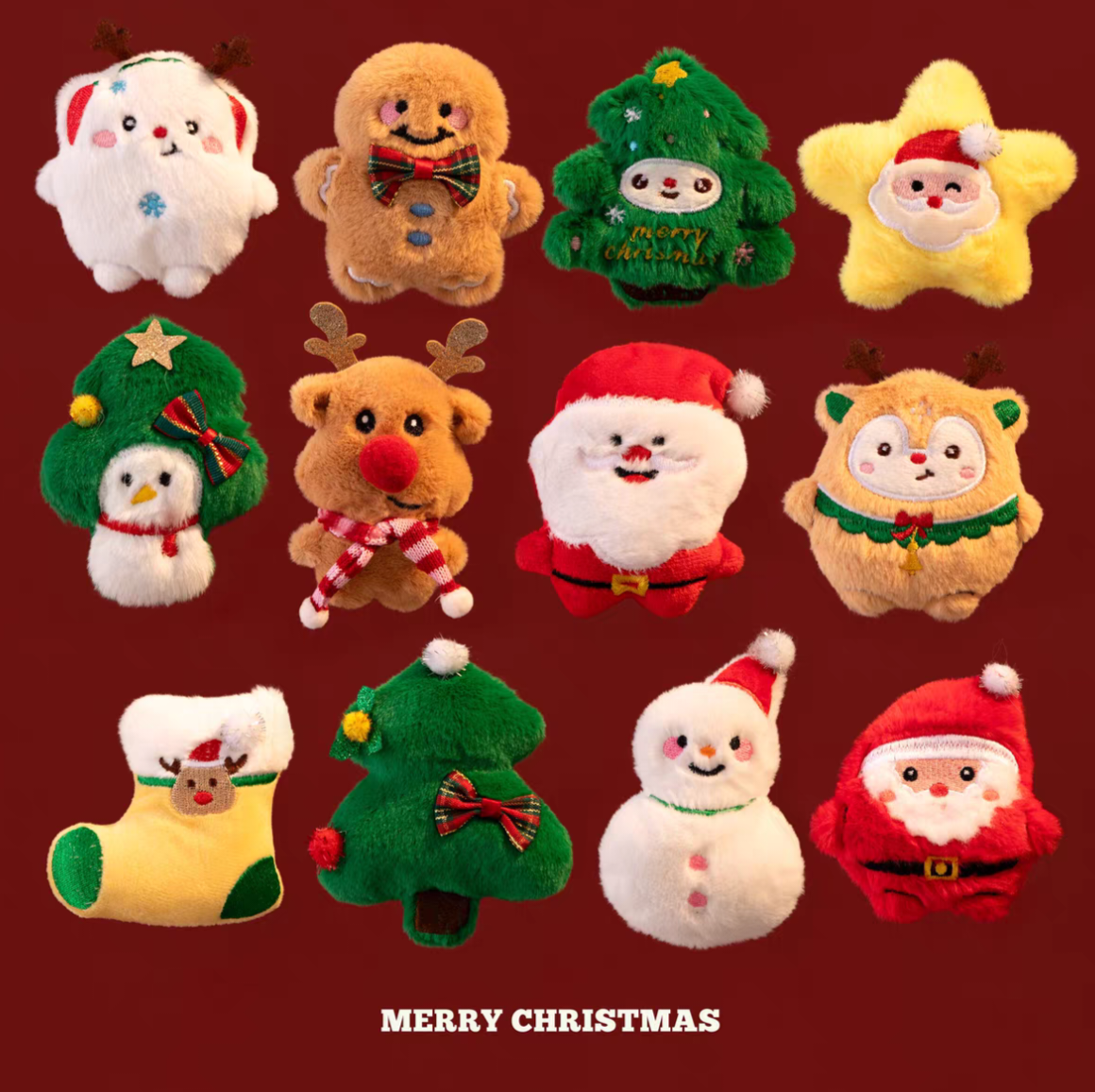 Cartoon Christmas Brooch