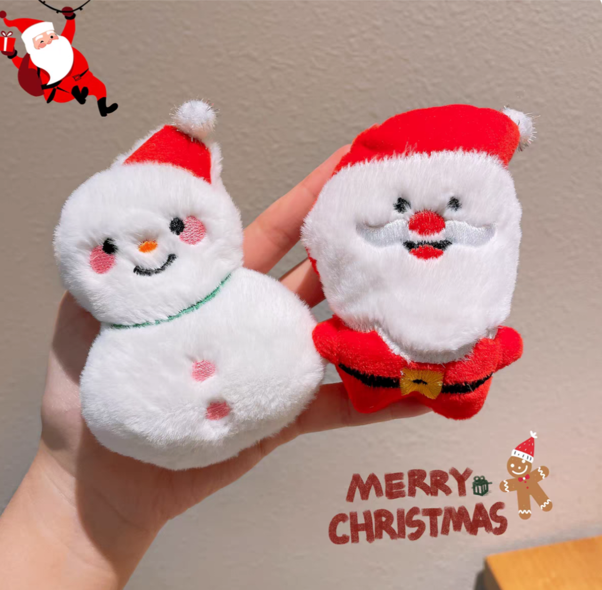 Cartoon Christmas Brooch