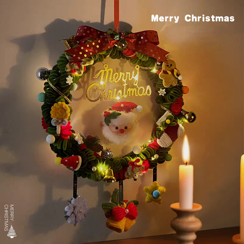Christmas Wreath Niuniubang Craft Kit - DIY Holiday Charm
