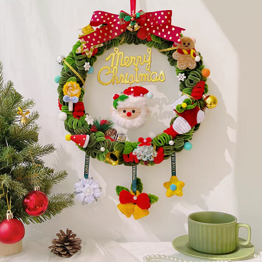 Christmas Wreath Niuniubang Craft Kit - DIY Holiday Charm